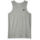 Nike Mens Sportswear Tank Top/Singlet, Dk Grey Heather/Black, 3XL