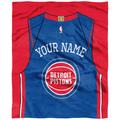 The Northwest Company Detroit Pistons 50'' x 60'' Personalized Silk Touch Throw