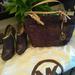 Michael Kors Bags | Authentic Michael Kors Purple Leather Satchel | Color: Cream/Purple | Size: Medium