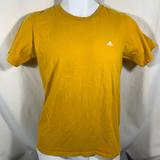Adidas Shirts | Adidas Go To Tee Shirt Three Stripe Small Logo Mns | Color: Yellow | Size: S