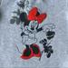 Disney Shirts & Tops | Minnie Mouse Shirt 6-9 Months Snap Gray Red Disney | Color: Gray/Red | Size: 6-9mb