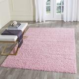 Athens Shag Collection 3' X 5' Rug in Pink - Safavieh SGA119P-3