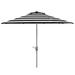 Beachcrest Home™ Market Umbrella Metal in White/Black | 98.82 H in | Wayfair 528697CEF9C54A44A9AF5781EE7FABE7