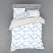 East Urban Home Duvet Cover Set Microfiber in Blue | Queen Duvet Cover + 3 Additional Pieces | Wayfair 148EDB9579C045229617781BF305005F