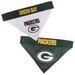 NFL NFC Reversible Bandana For Dogs, Small/Medium, Green Bay Packers, Multi-Color