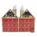 Kurt Adler Battery-Operated Wooden LED Nativity Advent Calendar Wood in Brown | 11.81 H x 3.31 W x 8.54 D in | Wayfair D3699