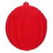 Vickerman 612989 - 5.5" Red Flocked Ball Christmas Tree Ornament (2 pack) (MT196603D)