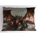 East Urban Home Dragon Fantasy World Sham Polyester | 20 H x 26 W x 0.1 D in | Wayfair 83A20C2E12B043A786C2DEF9DCFFFC8E