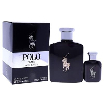 Polo Black for Men 2 Piece Set Standard Eau De Toi...