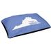 East Urban Home Sweet Norfolk Outdoor Dog Pillow Metal in Blue | 7 H x 50 W x 40 D in | Wayfair 600FB0AF598744729D33E29482A849B4