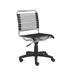 Latitude Run® Bungee Task Chair Upholstered/Bungee/Metal in Gray/Brown | 35 H x 18 W x 25 D in | Wayfair 7734358A02CE4B498B0F5B39CE946970