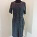 Lularoe Dresses | Lularoe Nwt Julia Shirtdress Gray Floral Jersey | Color: Blue/Gray | Size: Xl
