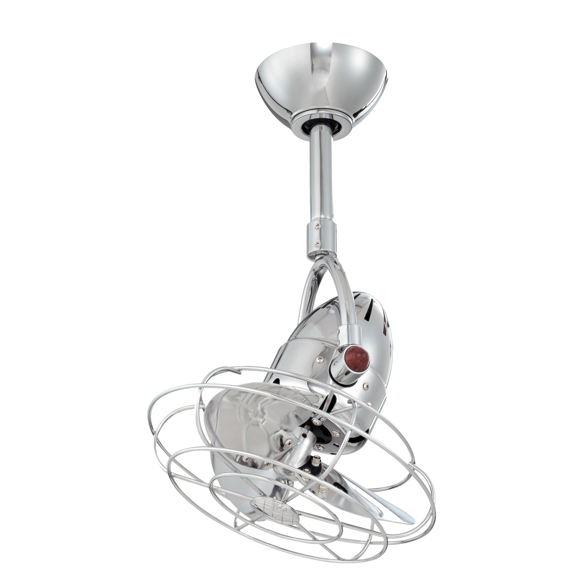 Matthews Fan Company Diane Oscillating Ceiling Fan - DI-CR-MTL