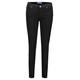 7 For All Mankind Damen The Crop Skinny Jeans, Schwarz (Black XH), 28W / 28L