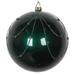 Vickerman 617762 - 6" Sea Blue Candy Glitter Curtain Ball Christmas Tree Ornament (3 pack) (MT194762D)