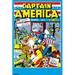 Trends International Captain America Comics #1 Paper Print in Blue | 34 H x 22.375 W x 0.125 D in | Wayfair POD2214