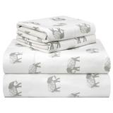 Bungalow Rose Perrin Animal Print Sheet Set Flannel/Cotton | 108 H x 108 W in | Wayfair 6035632531404E8C8F6E53C5EB2793A0