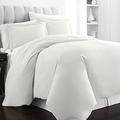 400 Thread Count Cotton King Size Duvet Cover Set Off White, 100% Long Staple Cotton White Kingsize Duvet Cover, Luxury Soft Sateen King Size Bedding Set (100% Cotton King-Size Duvet Covers Off White)