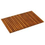 Rebrilliant Isidore Spa Rectangle Teak & Wood Bath Rug Teak & Wood in Brown | Wayfair BARE-WF2036