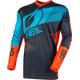 Oneal Element Factor Motocross Jersey, blau-orange, Größe L