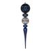 Vickerman 615966 - 33" Midnight Blue / Silver Durian Finial Christmas Tree Ornament (MT199141)