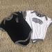 Adidas One Pieces | Bundle Of Adidas Spurs Unisex Onesies (6-9 Months) | Color: Black/Gray | Size: 6mb