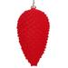 Vickerman 613146 - 5" Red Flocked Pine Cone Christmas Tree Ornament (4 pack) (MT195603D)