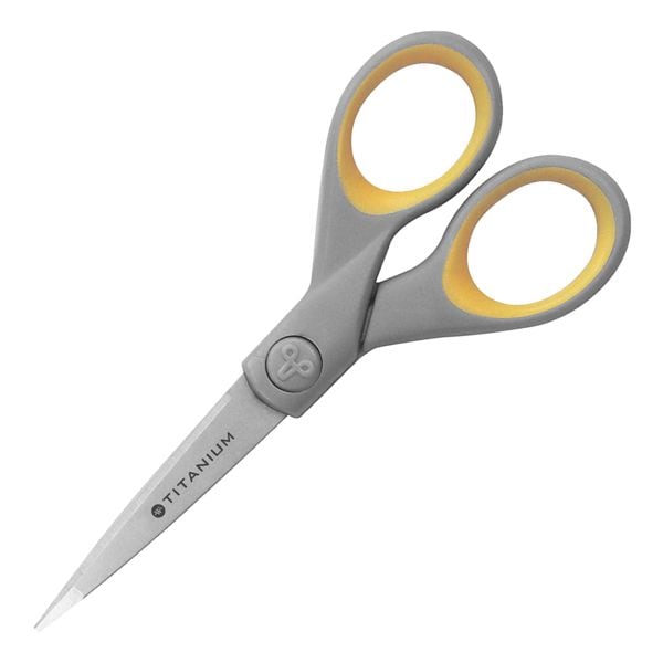 Westcott Universalschere »TITANIUM Super« 13 cm mit Softgrip-Griffen grau Image