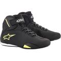 Alpinestars Sektor Scarpe Moto, nero-giallo, dimensione 45