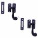 The Renovators Supply Inc. Sash Window Door Lock Wrought Iron Latch in Black | 4.5 H x 1.5 W x 1.63 D in | Wayfair 25842