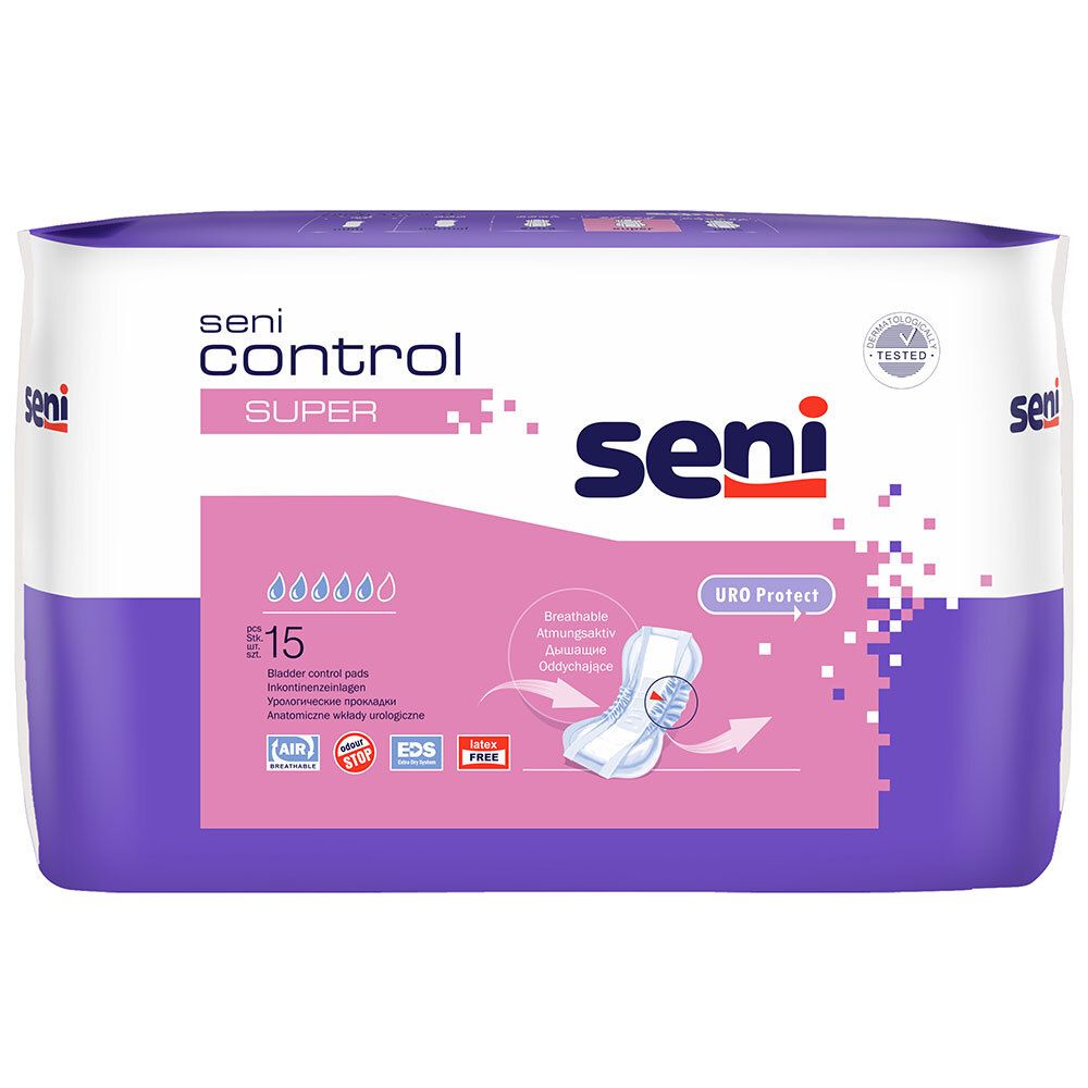 Seni Control Inkontinenzeinlage super 12x15 St Einlagen Image