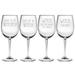 The Holiday Aisle® Seese 4 Piece 19 oz. Stemmed Wine Glass Set Glass | 9 H x 3 W in | Wayfair AADA3F18AB494830B5E808D9DC5ABD00