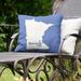 East Urban Home Indoor/Outdoor Throw Pillow Polyester/Polyfill blend in Blue | 20 H x 20 W x 3 D in | Wayfair 750F34B6C3AB4777B31ED8C6C845A388
