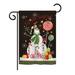 Breeze Decor Sweet Snowmen Winter Vertical American 2-Sided 19 x 13 in. Garden Flag, Polyester in Black | 18.5 H x 13 W in | Wayfair