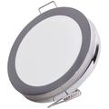 Spot encastrable led plafonnier cuisine spot encastrable chrome plafonnier rond, 6W 500lm blanc