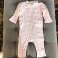 Ralph Lauren One Pieces | Cute Baby Girl Ralph Lauren Pink Overall 6 Months | Color: Pink/White | Size: 6mb