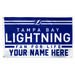 WinCraft Tampa Bay Lightning 3' x 5' One-Sided Deluxe Personalized Flag