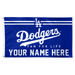 WinCraft Los Angeles Dodgers 3' x 5' One-Sided Deluxe Personalized Flag