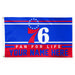 WinCraft Philadelphia 76ers 3' x 5' One-Sided Deluxe Personalized Flag
