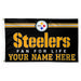 WinCraft Pittsburgh Steelers 3' x 5' One-Sided Deluxe Personalized Flag