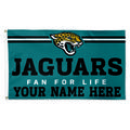 WinCraft Jacksonville Jaguars 3' x 5' One-Sided Deluxe Personalized Flag