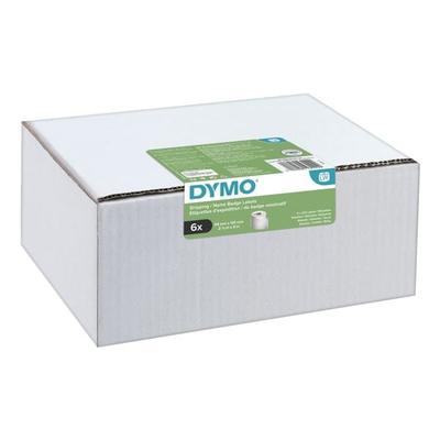 Dymo 6er-Pack LabelWriter Papier-Etiketten »S0722430« Vorteilspaket weiß