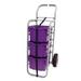Gratnells Rover All Terrain 3 Compartment Tote Tray Cart w/ Bins Metal in Indigo | 46 H x 22 W x 16.8 D in | Wayfair RSET014405