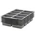 Gratnells Molded Insert 8 Compartment Cubby Bin w/ Trays Plastic in Gray | 1.5748 H x 15.2756 W x 10.8268 D in | Wayfair IM08F0119P6