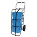 Gratnells Rover All Terrain 3 Compartment Tote Tray Cart w/ Bins Metal in Blue | 46 H x 22 W x 16.8 D in | Wayfair RSET014426