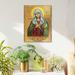 The Holiday Aisle® Inspirational Icon Tenderness Mother of God Painting Wood in Brown | 16 H x 12 W x 1.5 D in | Wayfair 85012-16