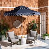 Lark Manor™ Amirreza 8.4' Double Top Outdoor Umbrella Metal in Blue/Navy | 99.6 H in | Wayfair 8DD6CD49028742ECA9D6797EE1D522F5