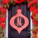 The Holiday Aisle® Christmas Ornament Decorative Holiday Sign Wood in Red | 18 H x 15 W x 0.25 D in | Wayfair C169A8E134264320845C63BDA1D6D311