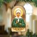 The Holiday Aisle® Inspirational Icon Matrona Plaque Wooden Photo Ornament Wood in Brown | 5 H x 3.5 W x 0.75 D in | Wayfair 87048