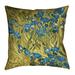 East Urban Home Mcguigan Gold Ombre Art Deco Pillow - Faux Linen Polyester/Polyfill/Linen | 14 H x 14 W x 3 D in | Wayfair
